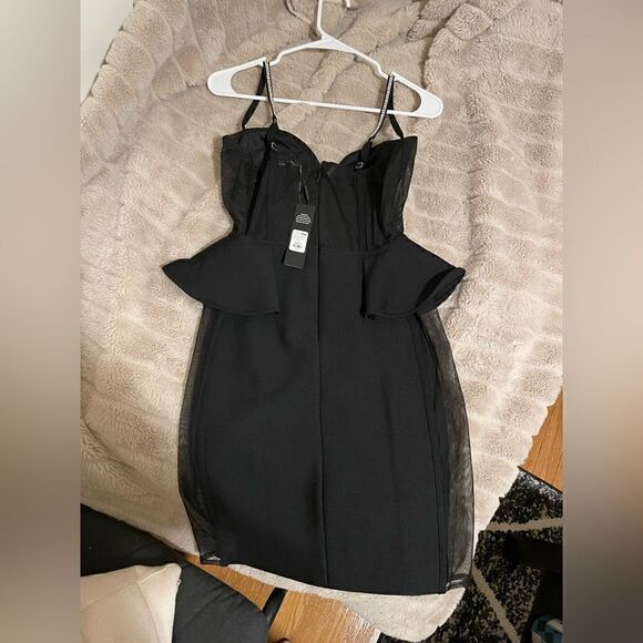 Fashion Nova Take Me With You Mini Dress Black - Picture 5 of 8